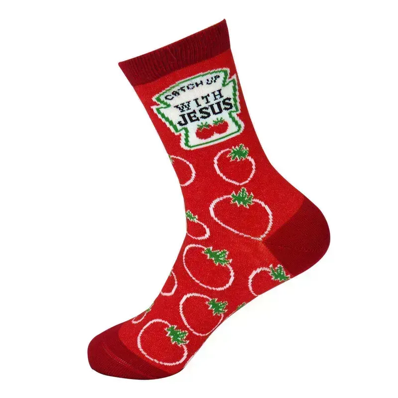 Catchup With Jesus Socks