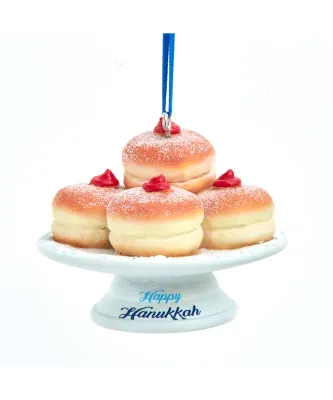 Hanukkah Jelly Donuts Ornament