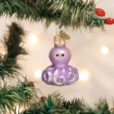 Mini Octopus Gumdrop Ornament