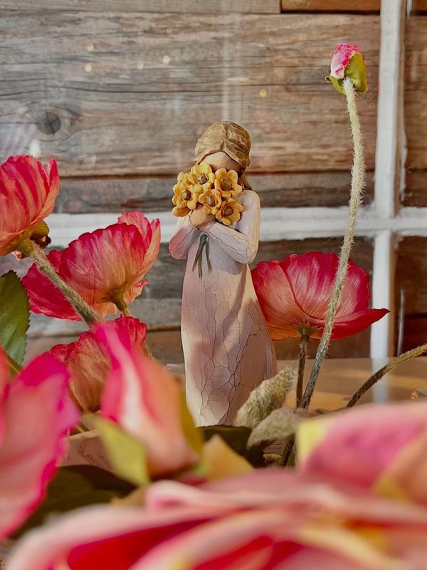 Warm Embrace Sunflower Girl