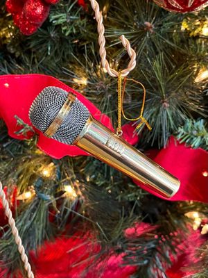 Gold Brass Microphone