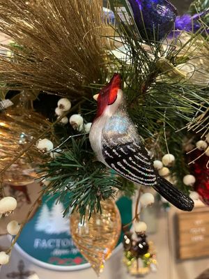 Red-Crested Cardinal Clip Ornament