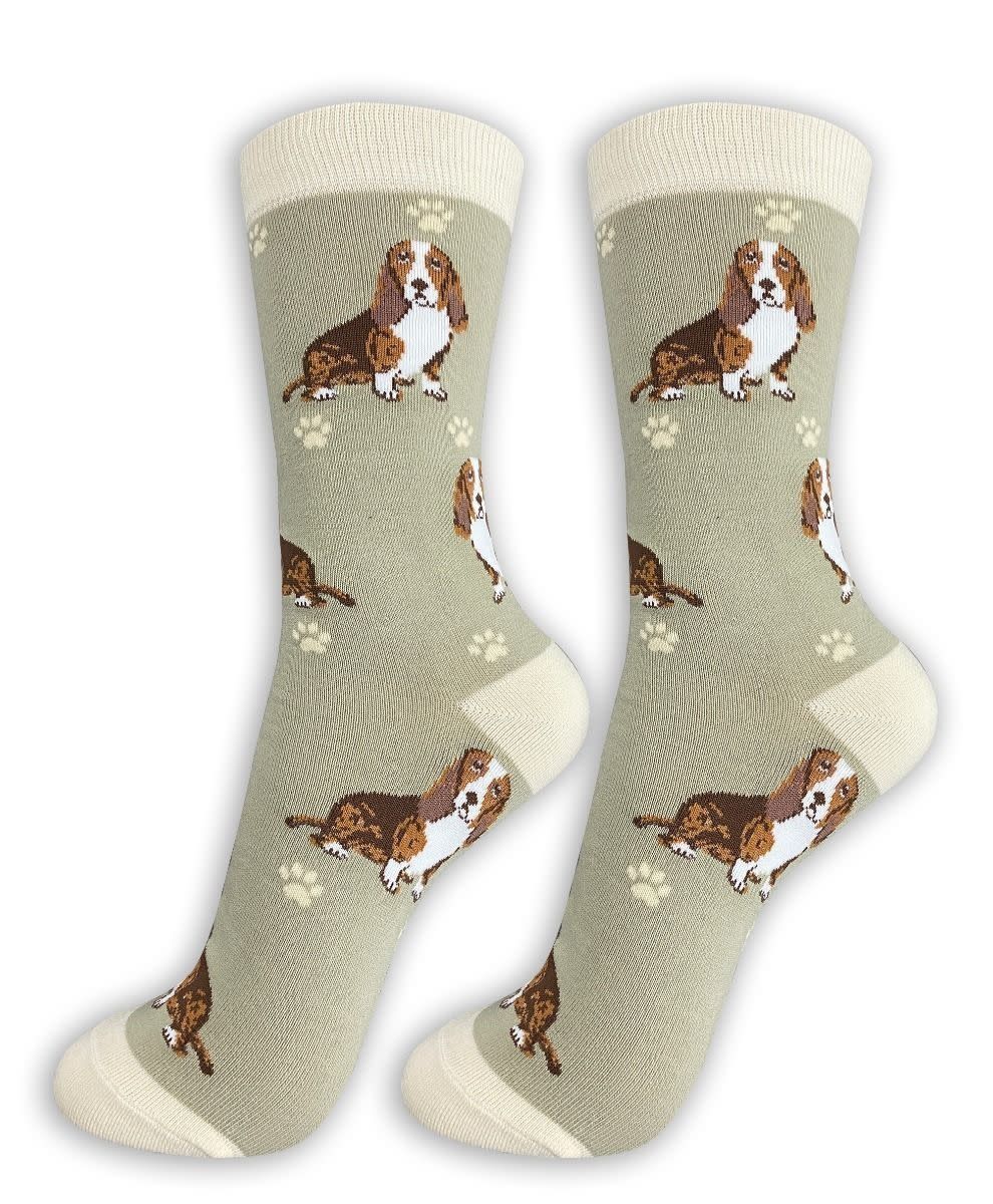 Full Body Basset Hound Socks