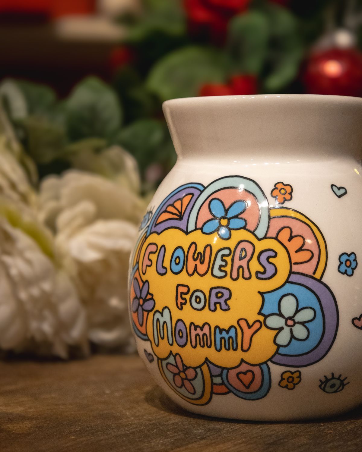 Flowers For Mommy Vase
