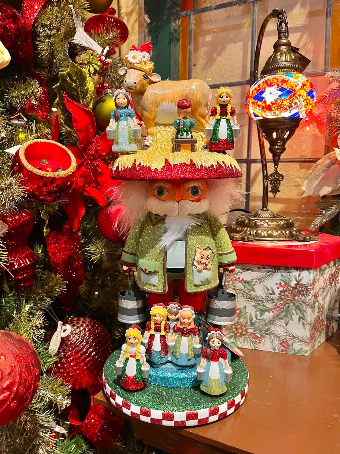 Eight Maids a Milkin' Nutcracker