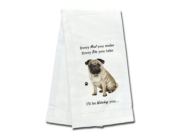 Pug Kitchen Towel