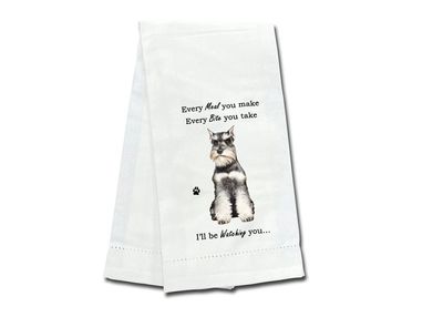 Schnauzer, cropped Kitchen Towel