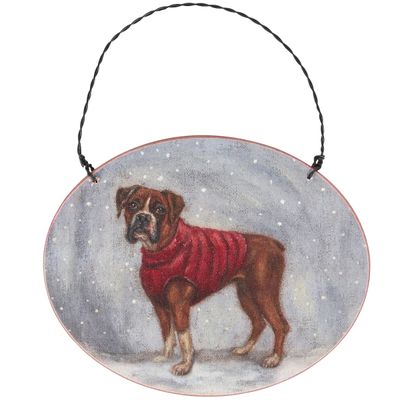 Cozy Boxer Ornament