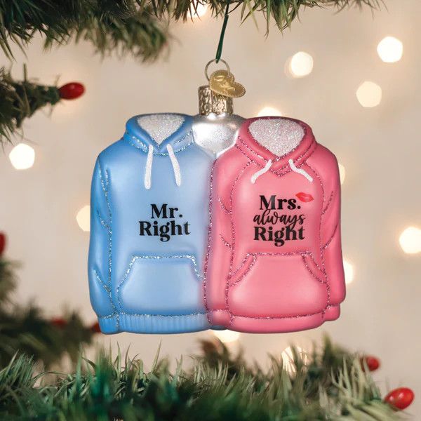 Mr. &amp; Mrs. Hoodies Ornament