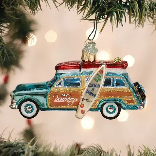The Beach Boys Surfin' Woody Ornament