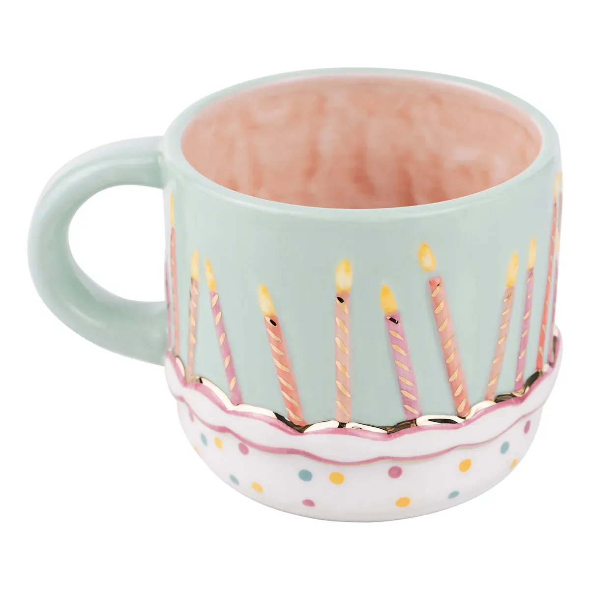 Cake and Candles Birthday Mug