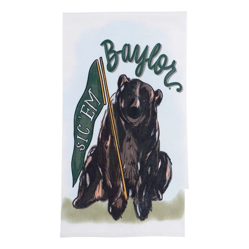 Baylor Bears Mascot Tea Towel
