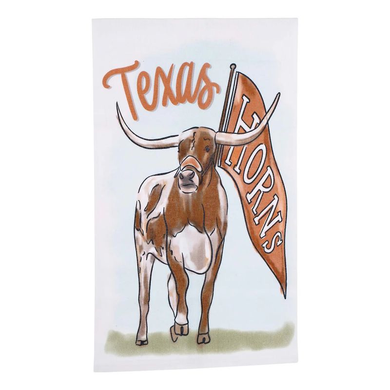 University of Texas (UT) Bevo Mascot Tea Towel