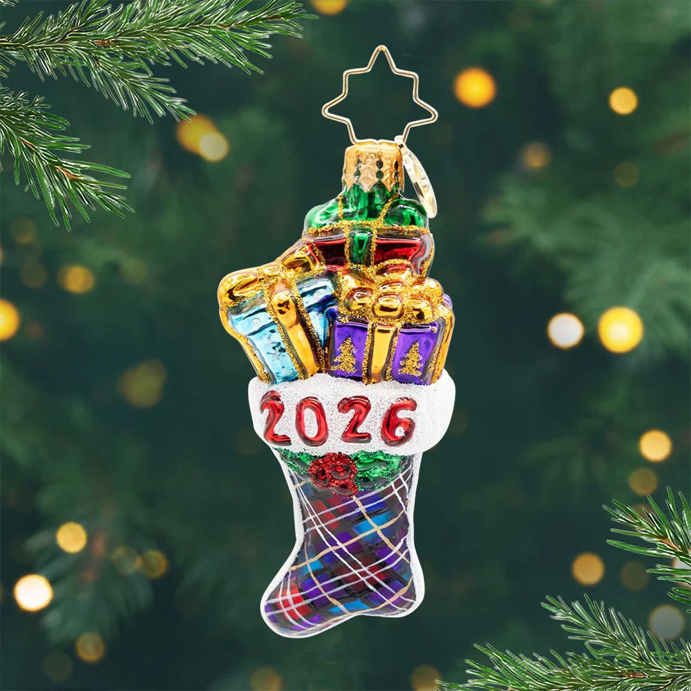 2026 Stacked Holiday Joy Gem Ornament