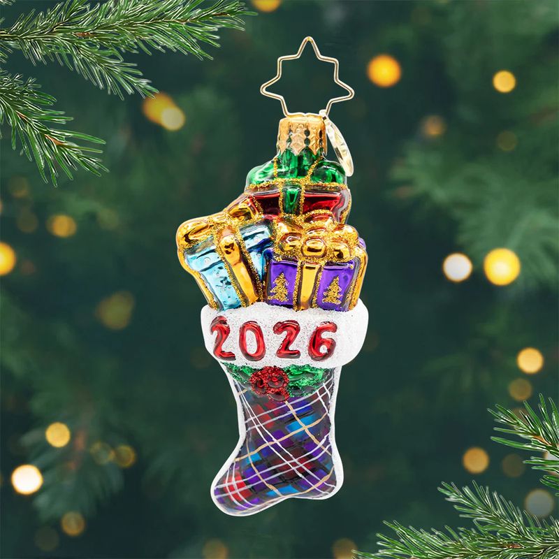 2026 Stacked Holiday Joy Gem Ornament