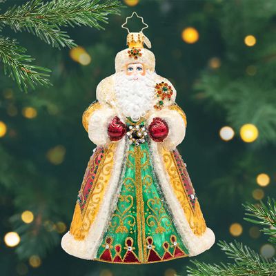 Crown of Christmas Santa Ornament