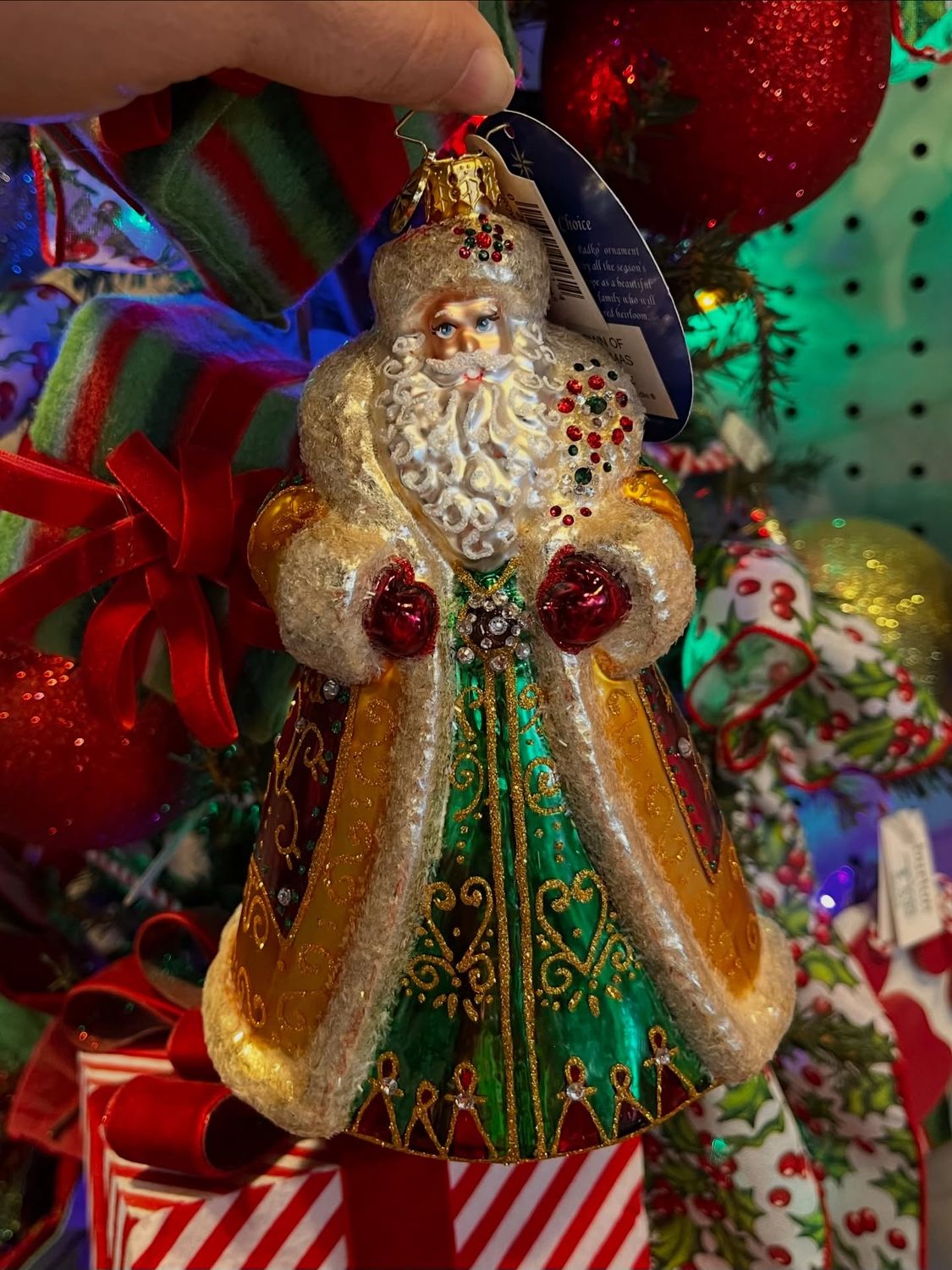 Crown of Christmas Santa Ornament