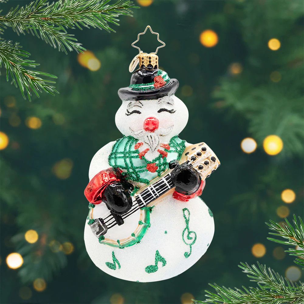 North Pole Notes Snowman Ornament