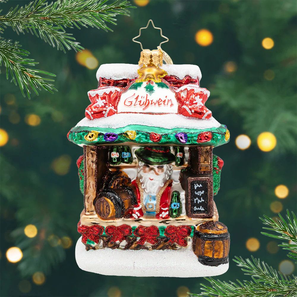 Gluhwein Greetings Ornament
