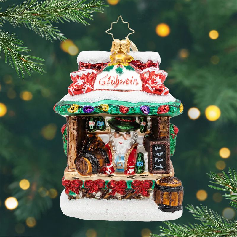 Gluhwein Greetings Ornament
