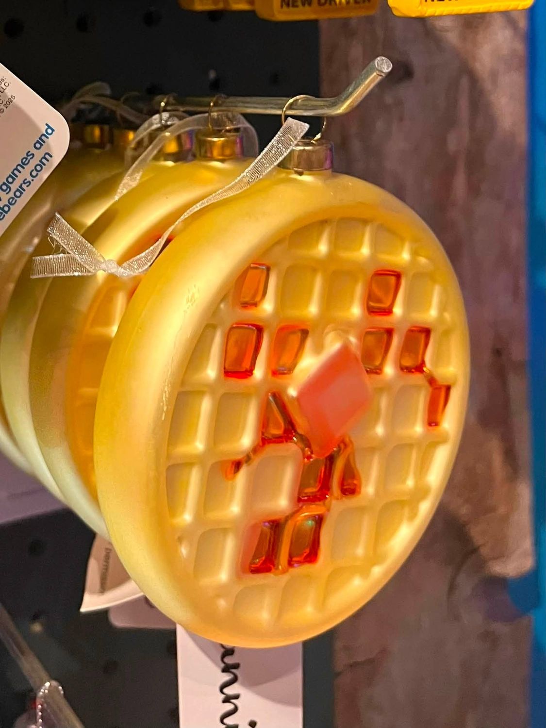 Eggo Waffle Ornament