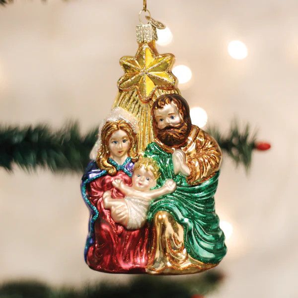 Holy Family With Star Ornament
