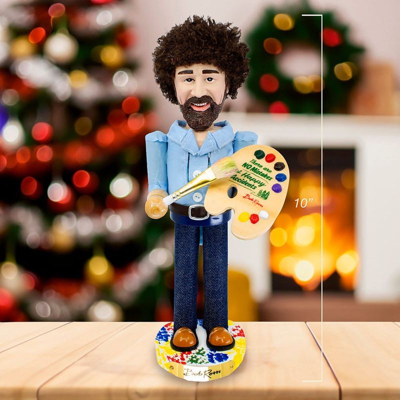 Bob Ross with Palette Nutcracker