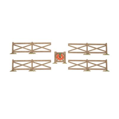 Brown Crossbuck Fence