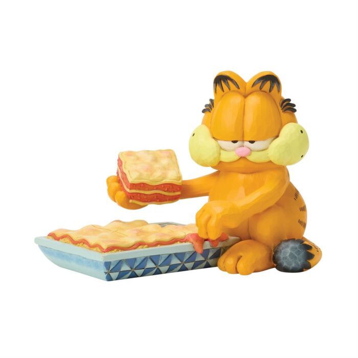 Garfield with a Piece of Lasagna
