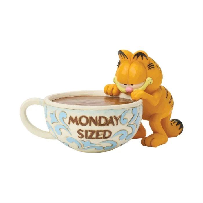 Garfield with Oversized Coffee