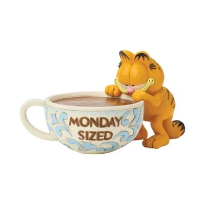 Garfield with Oversized Coffee