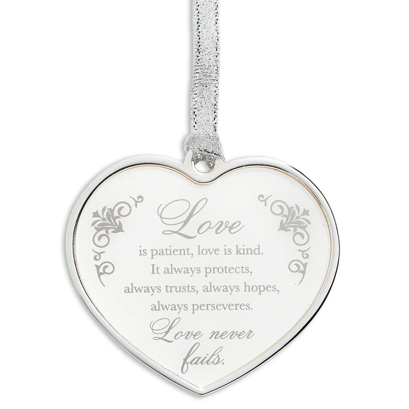 Love Is Patient Heart Ornament