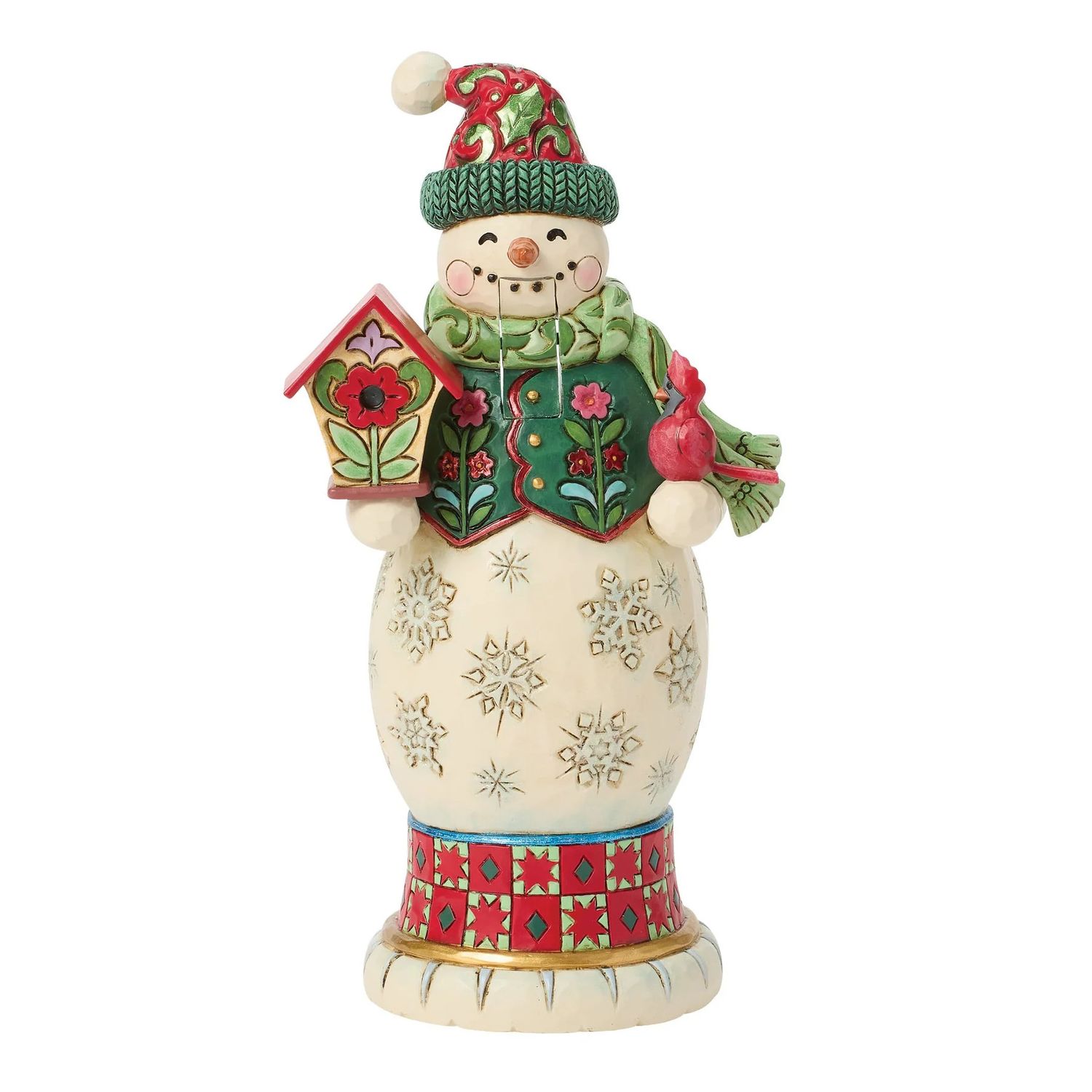 "The Season's Song" Traditional Snowman Nutcracker