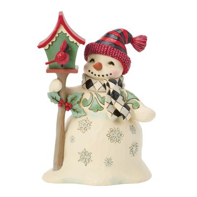 "Birdie, It's Cold Outside!" Highland Glen Snowman