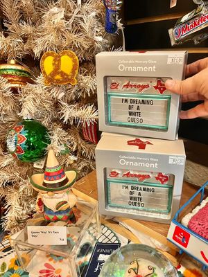 White Queso Ornament
