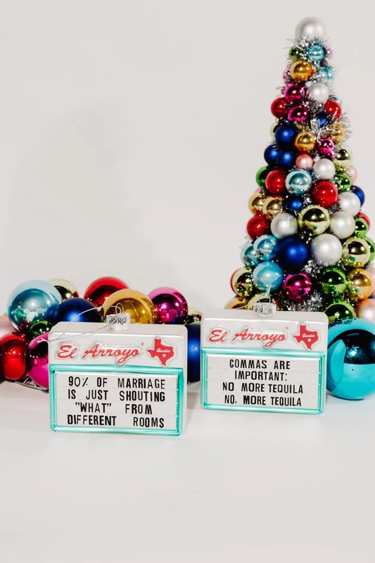 90% of Marriage Ornament