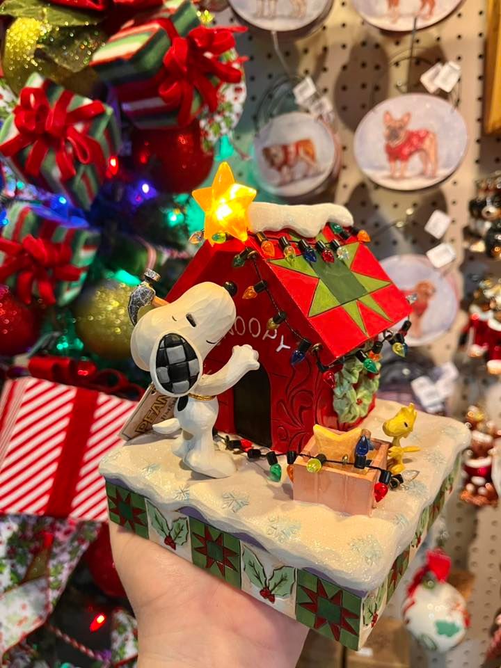 Snoopy Lit Doghouse