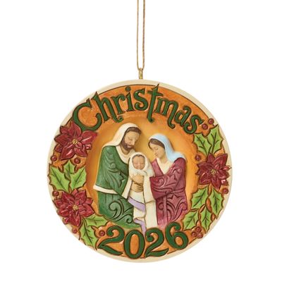 Dated 2026 Holy Family Ornament Dated 2026 Holy Family Ornament