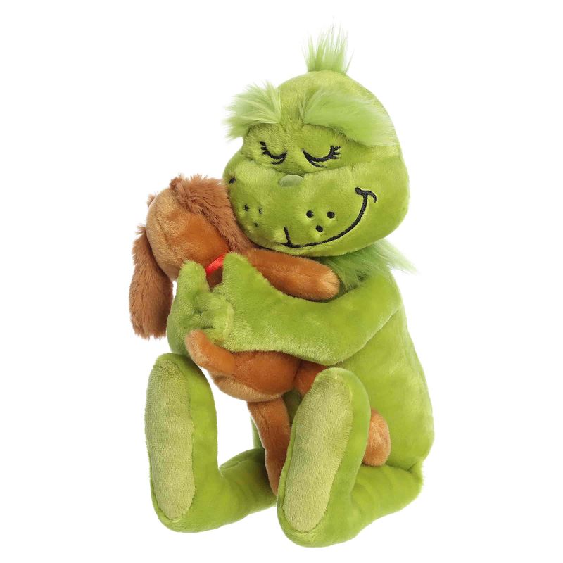 Holiday Hugs Grinch with Max Plush
