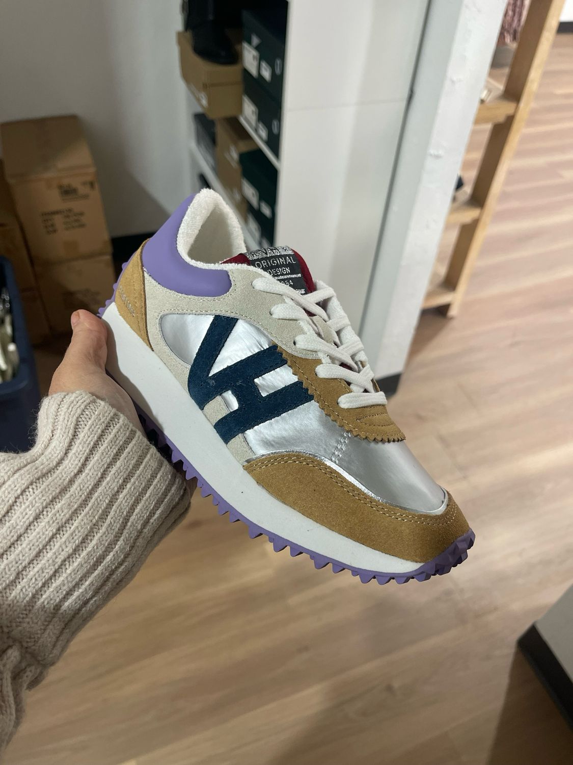 VH Cosmic Purple and Gold Tennis Shoe