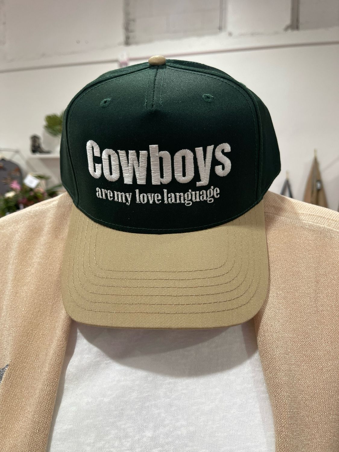Cowboys Are My Love Language Hat