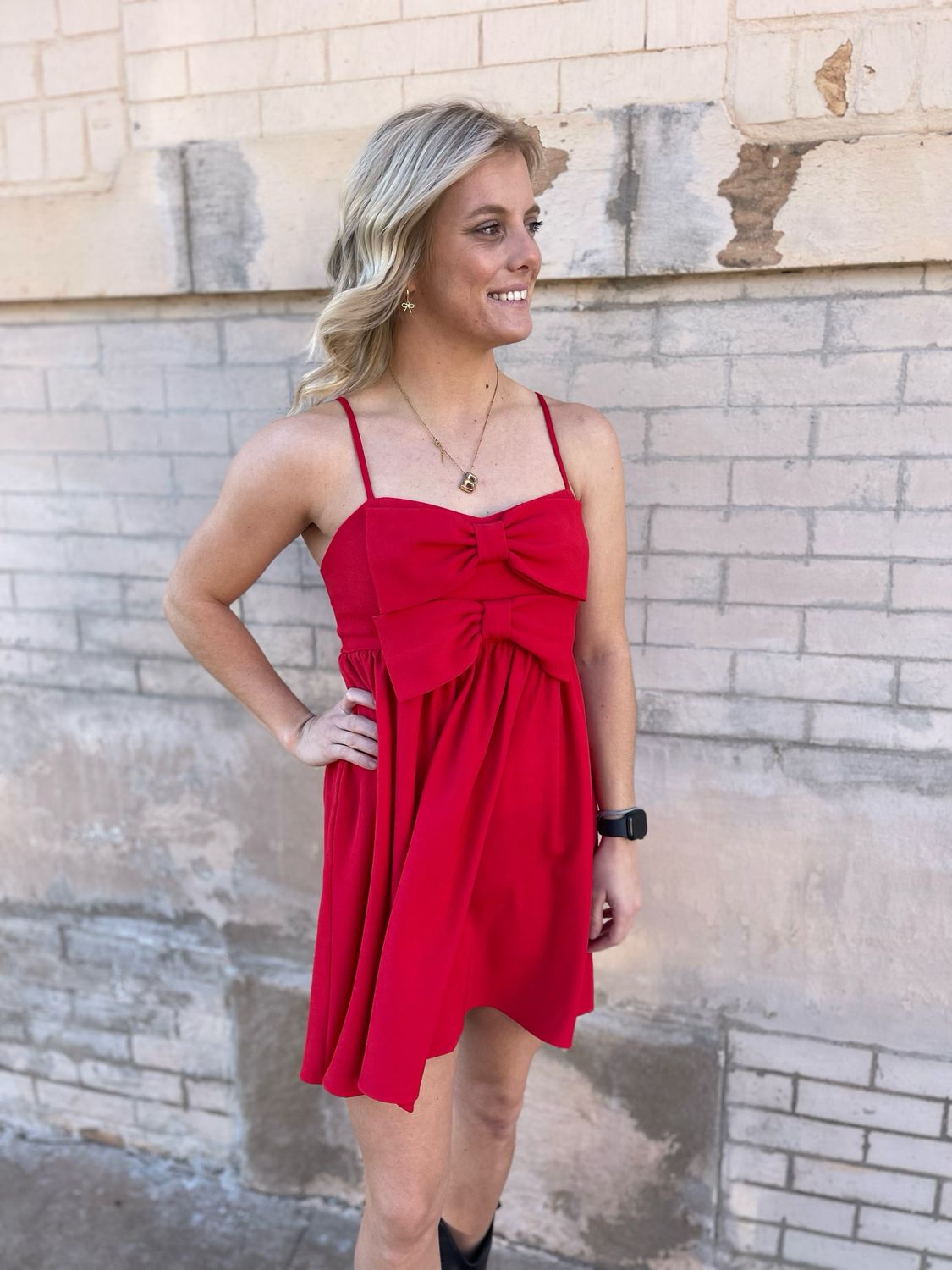 Holiday Bow Dress