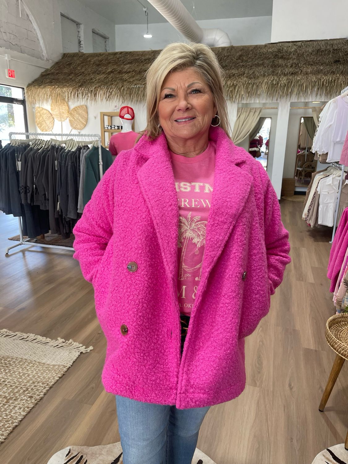 Fleece Teddy Pea Coat