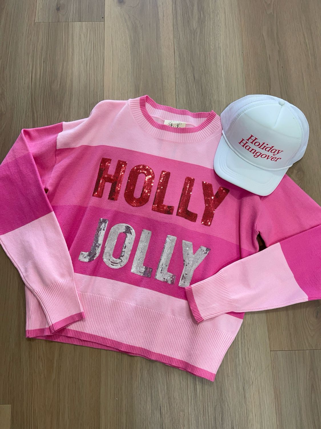 Holly Jolly Knit Stripe Sweater