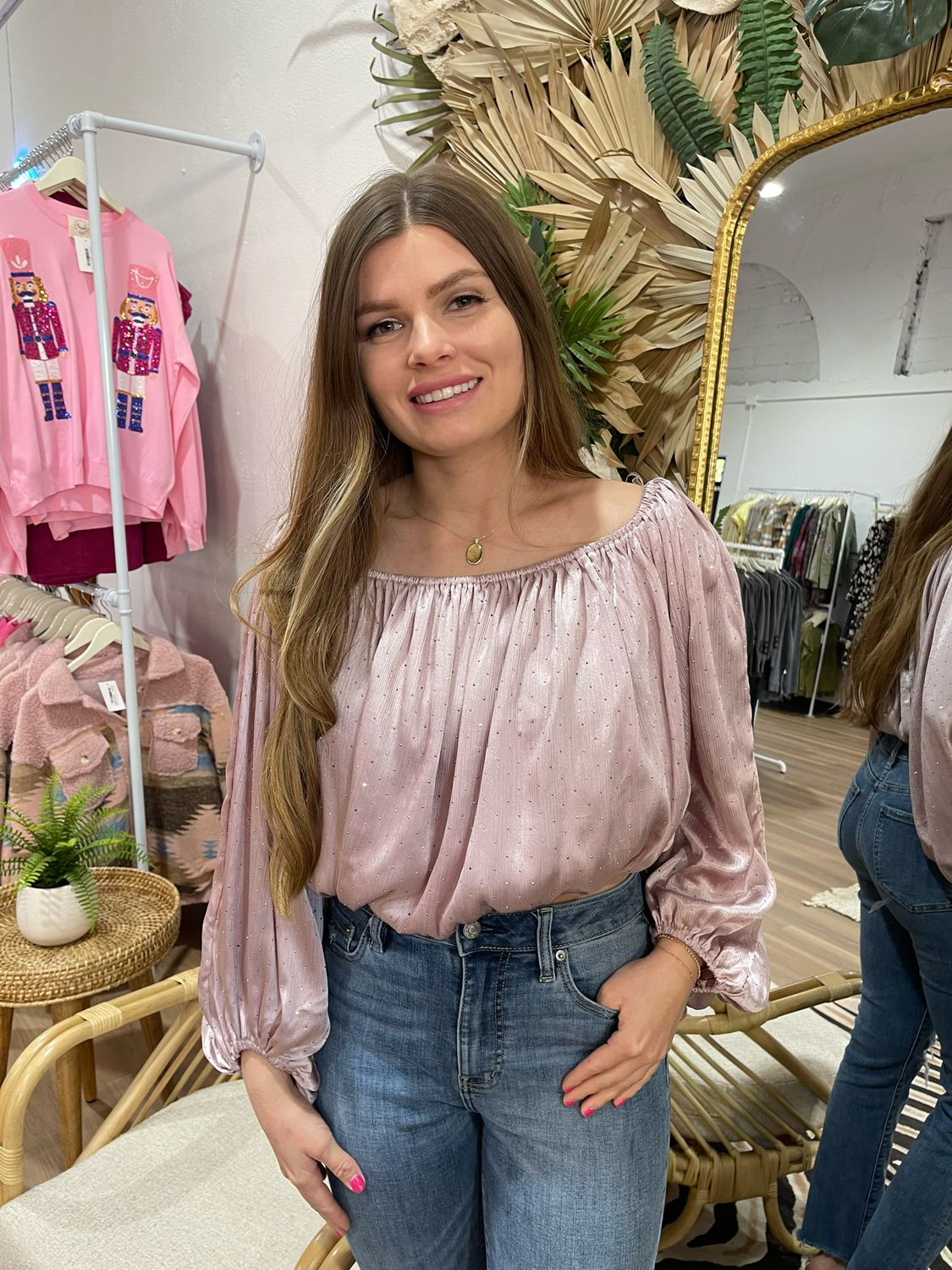 Sparkle Holiday Blouse