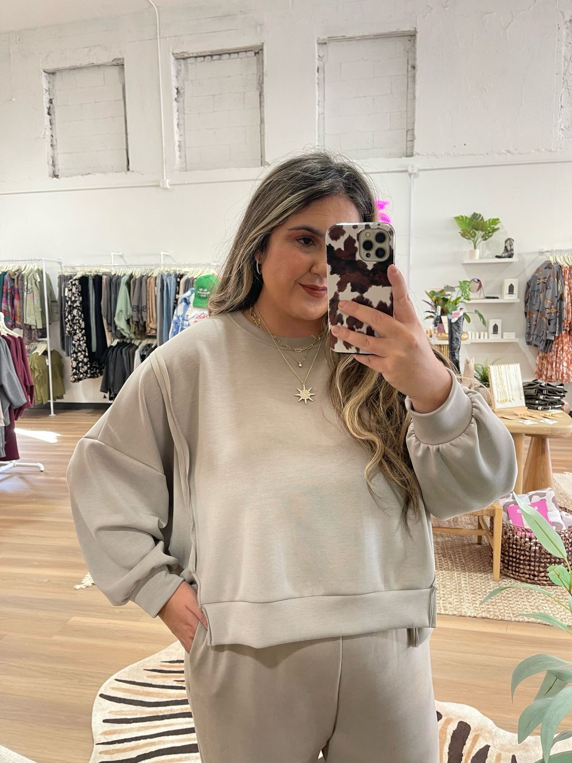 Vital Crewneck Top W/ Seam