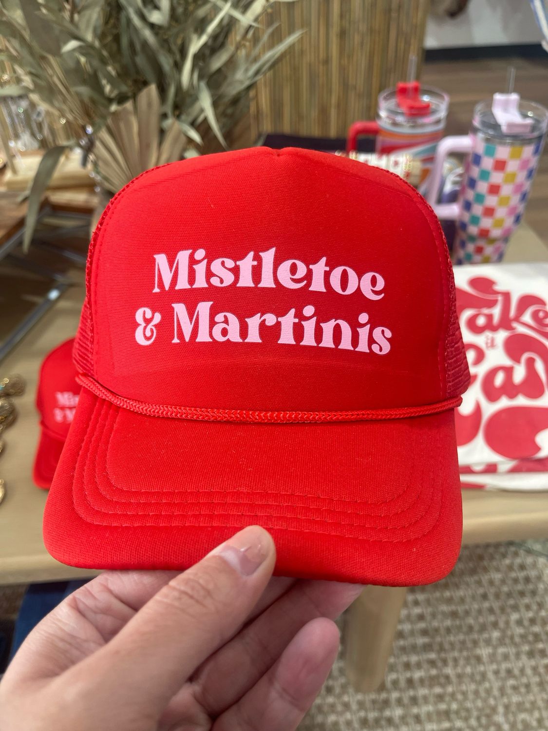 Mistletoe &amp; Martinis Hat