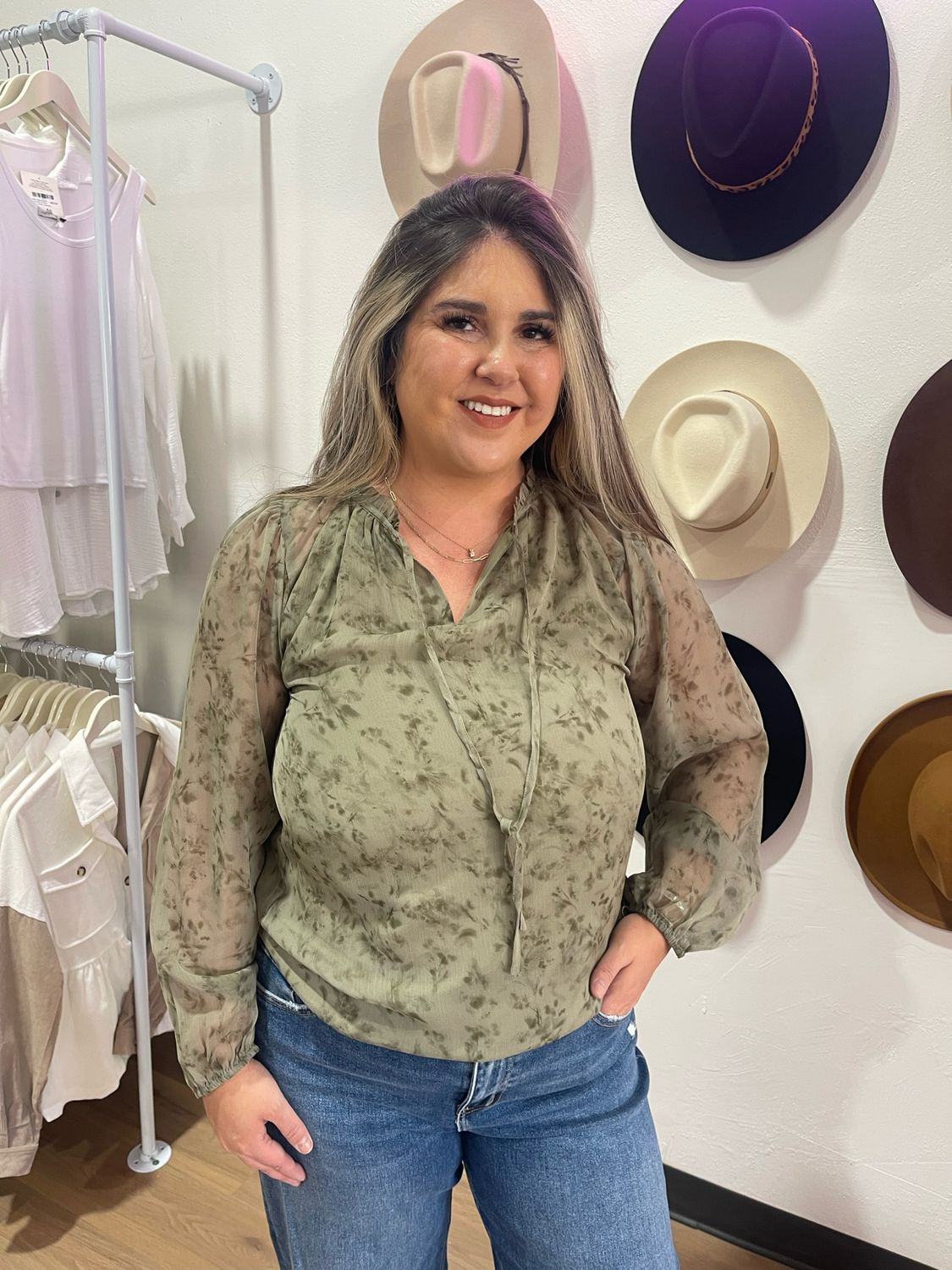 Shadow Flower Blouse
