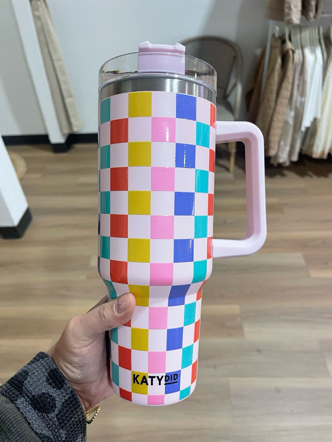 Insulated Tumbler, Colour: Checkered
