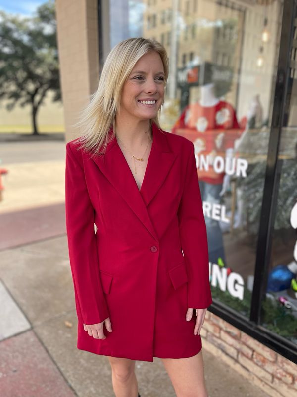 Tailored Blazer Romper